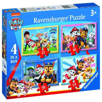 Puzzle 4w1 Drużyna Psi Patrol